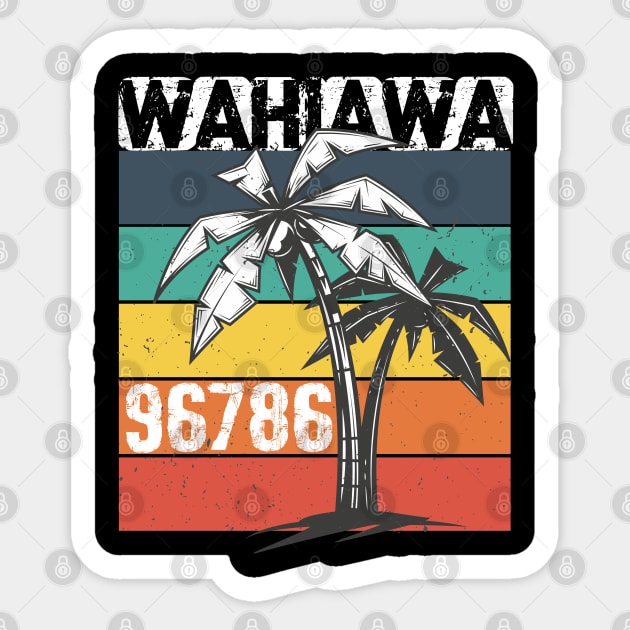 96786 WAHIAWA tee Sticker by hadlamcom